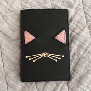 Limited Edition Kate Spade Jazz It Up Cat Multi Passport Holder & Wallet